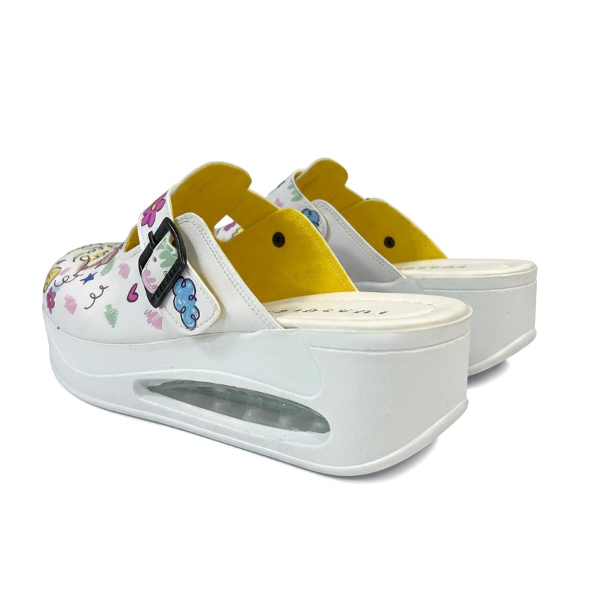 Дамски работни анатомични чехли на платформа от еко кожа Анатомични чехли на платформа Детска градина 14 Дамски работни анатомични чехли на платформа от еко кожа - Image 4