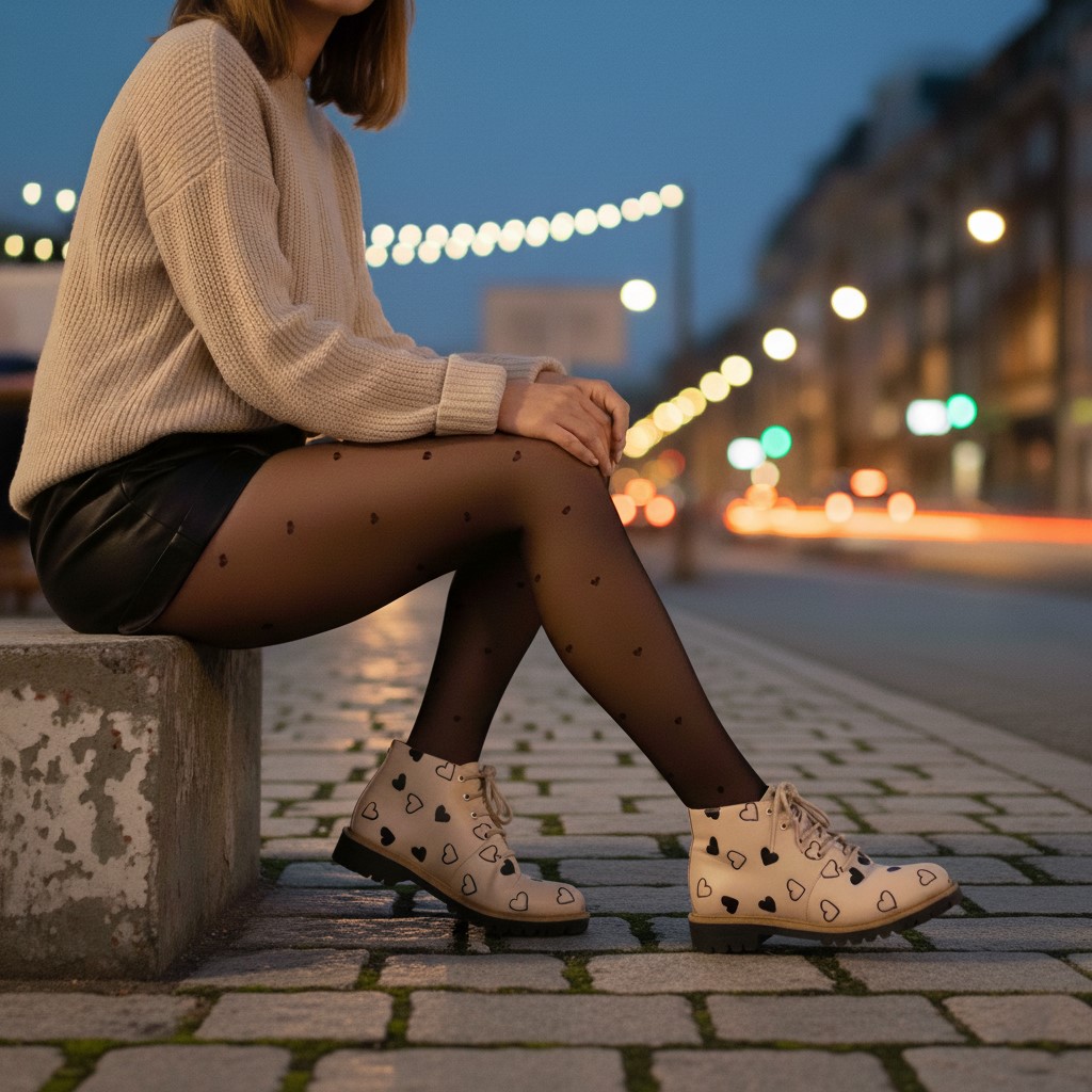 Дамски къси бежови боти от естествена кожа до глезена Дамски боти 16 Дамски къси бежови боти от естествена кожа до глезена - Image 6