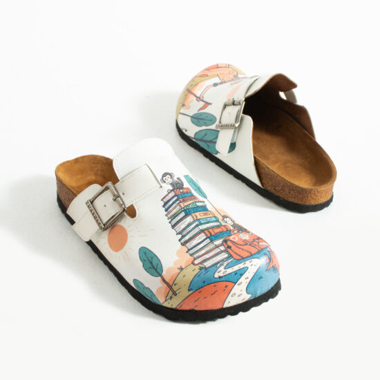 Adventure Дамски ортопедични чехли с цветен дизайн /