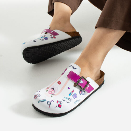 Beauty Работни дамски ортопедични чехли за козметик /