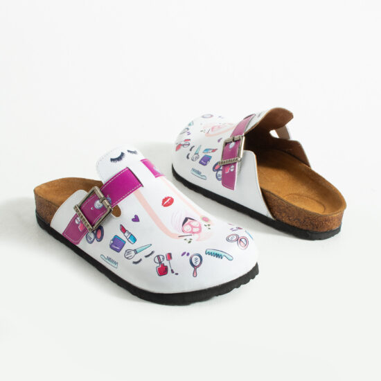 Beauty Работни дамски ортопедични чехли за козметик /