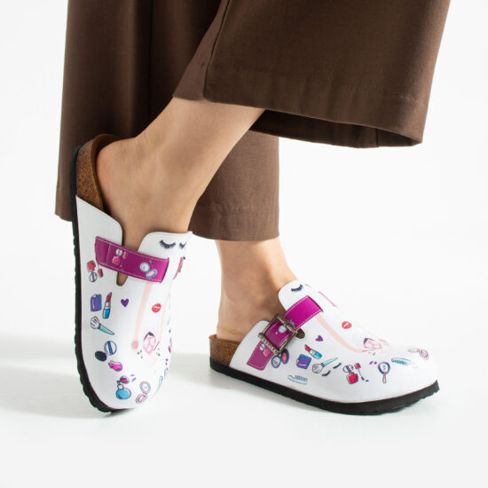 Beauty Работни дамски ортопедични чехли за козметик /