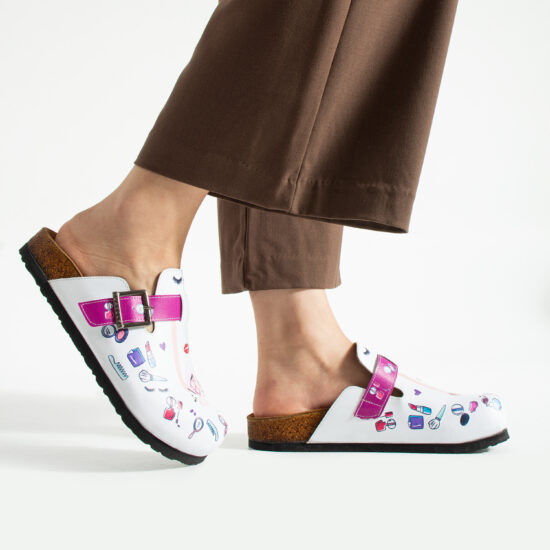 Beauty Работни дамски ортопедични чехли за козметик /