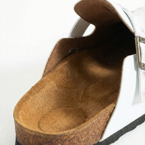 Дамски ортопедични чехли с цветен дизайн /