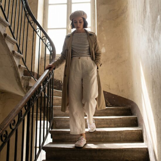 Дамски ортопедични чехли с цветен дизайн /