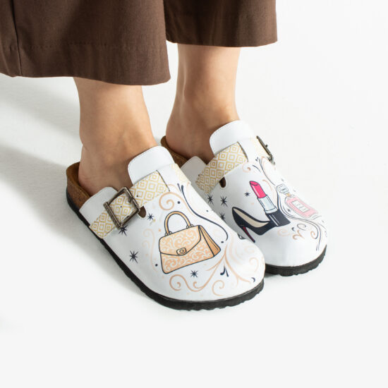 Дамски ортопедични чехли с цветен дизайн