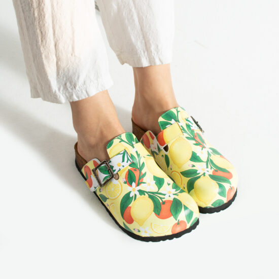 Дамски ортопедични чехли с цветен дизайн Весели чехли Шарени