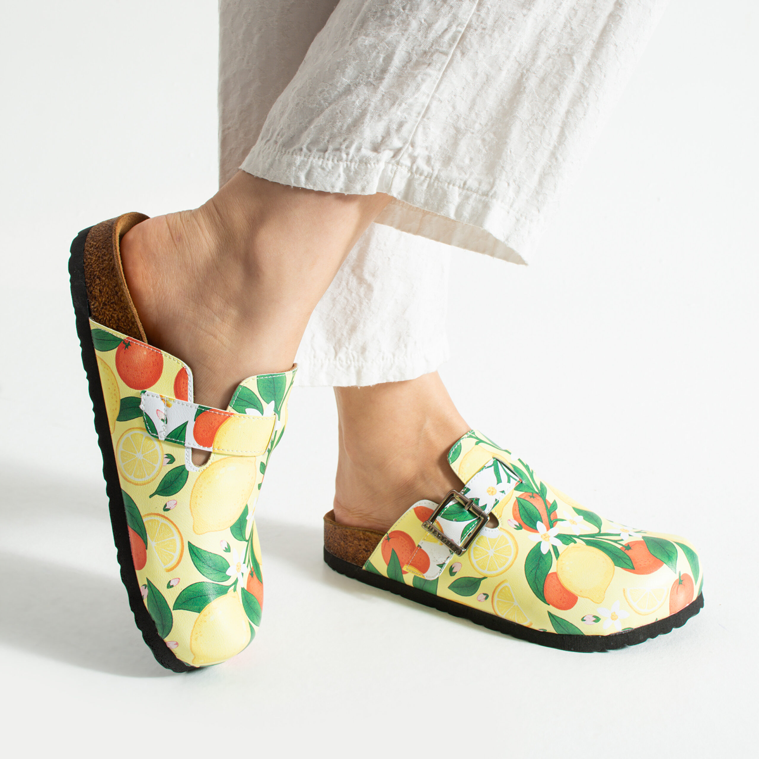 Дамски ортопедични чехли с цветен дизайн Весели чехли Шарени 14 Дамски ортопедични чехли с цветен дизайн - Image 4