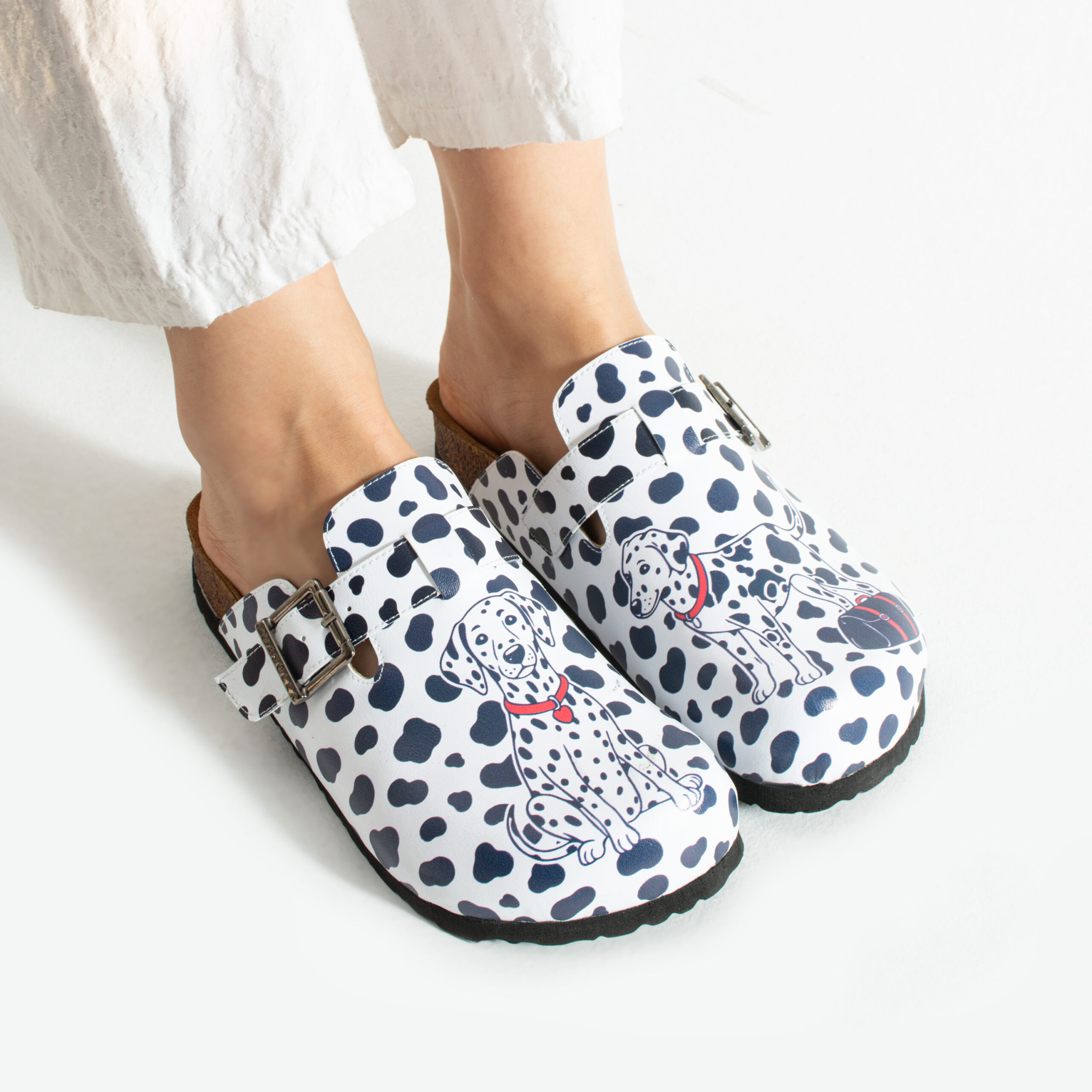 Дамски ортопедични чехли с цветен дизайн Весели чехли Обувки за ветеринари 11 Дамски ортопедични чехли с цветен дизайн