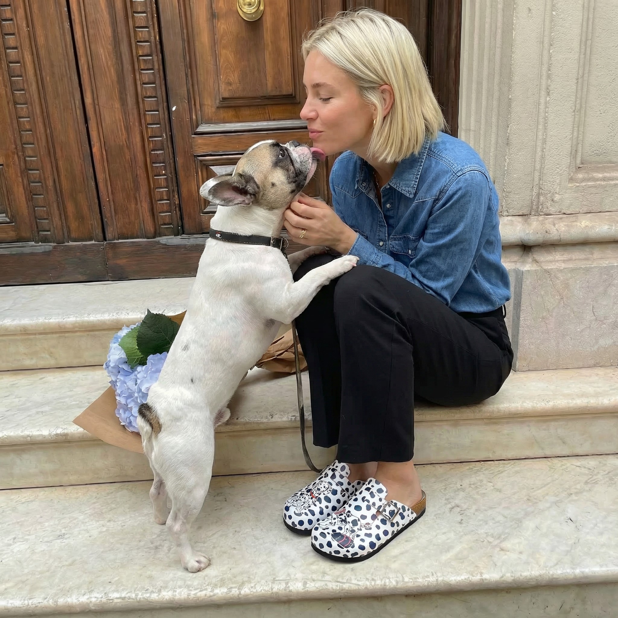 Дамски ортопедични чехли с цветен дизайн Весели чехли Обувки за ветеринари 12 Дамски ортопедични чехли с цветен дизайн - Image 2