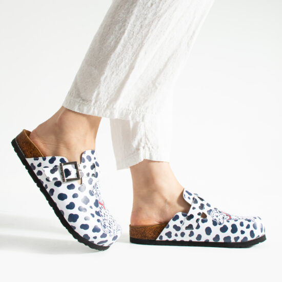 Dalmatino Дамски ортопедични чехли с цветен дизайн /