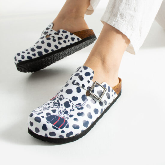 Dalmatino Дамски ортопедични чехли с цветен дизайн /