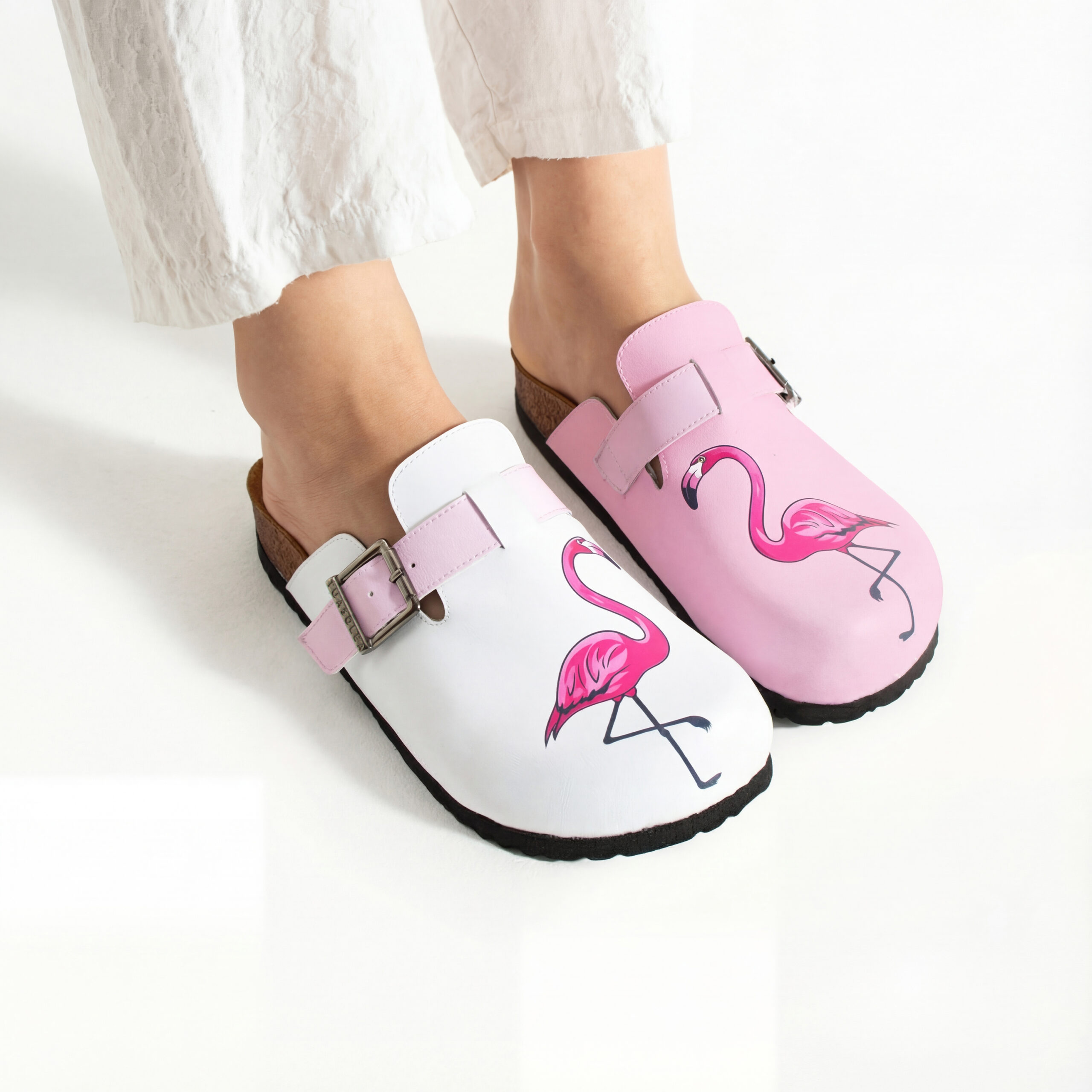 Дамски ортопедични чехли с цветен дизайн Весели чехли Шарени 11 Дамски ортопедични чехли с цветен дизайн