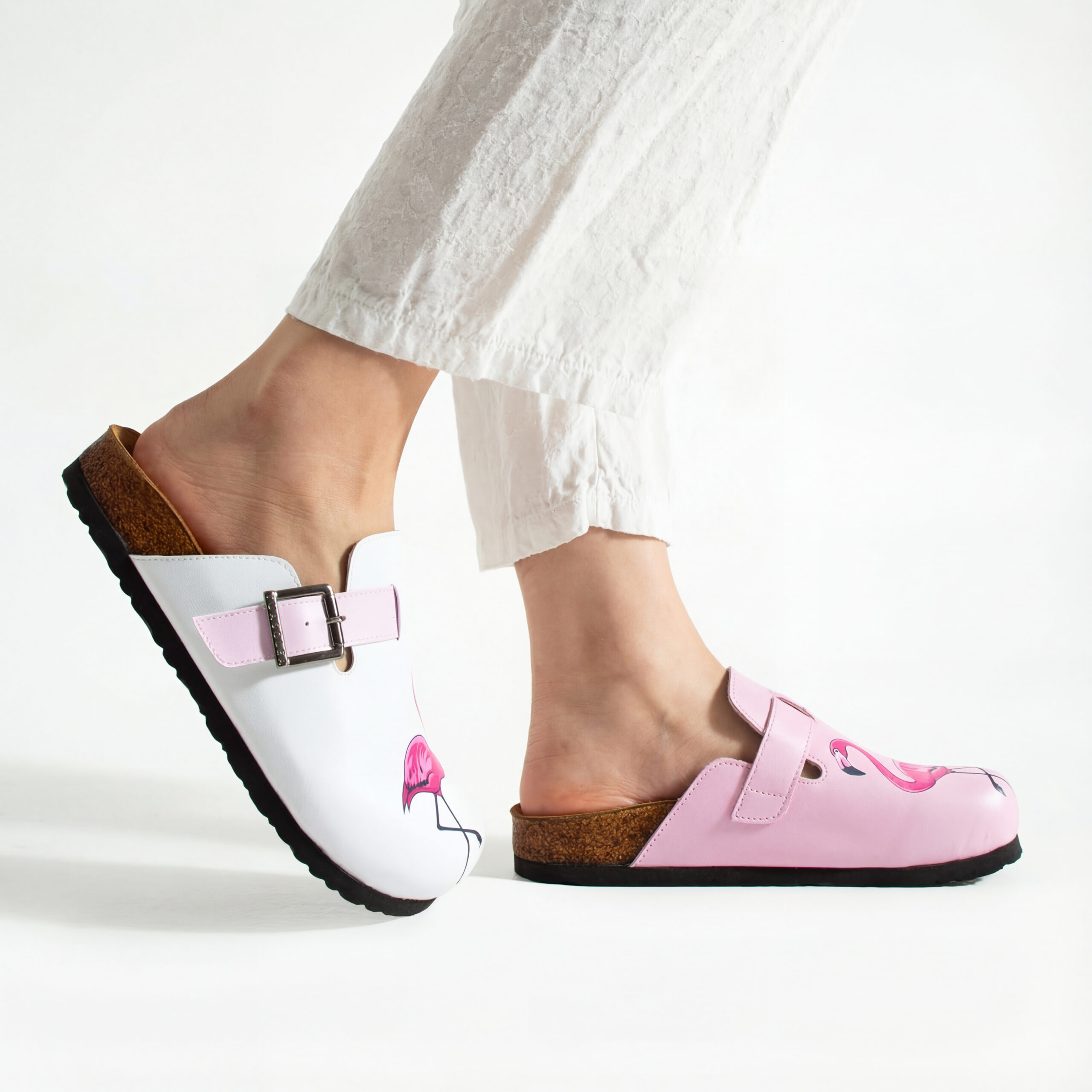 Дамски ортопедични чехли с цветен дизайн Весели чехли Шарени 14 Дамски ортопедични чехли с цветен дизайн - Image 4