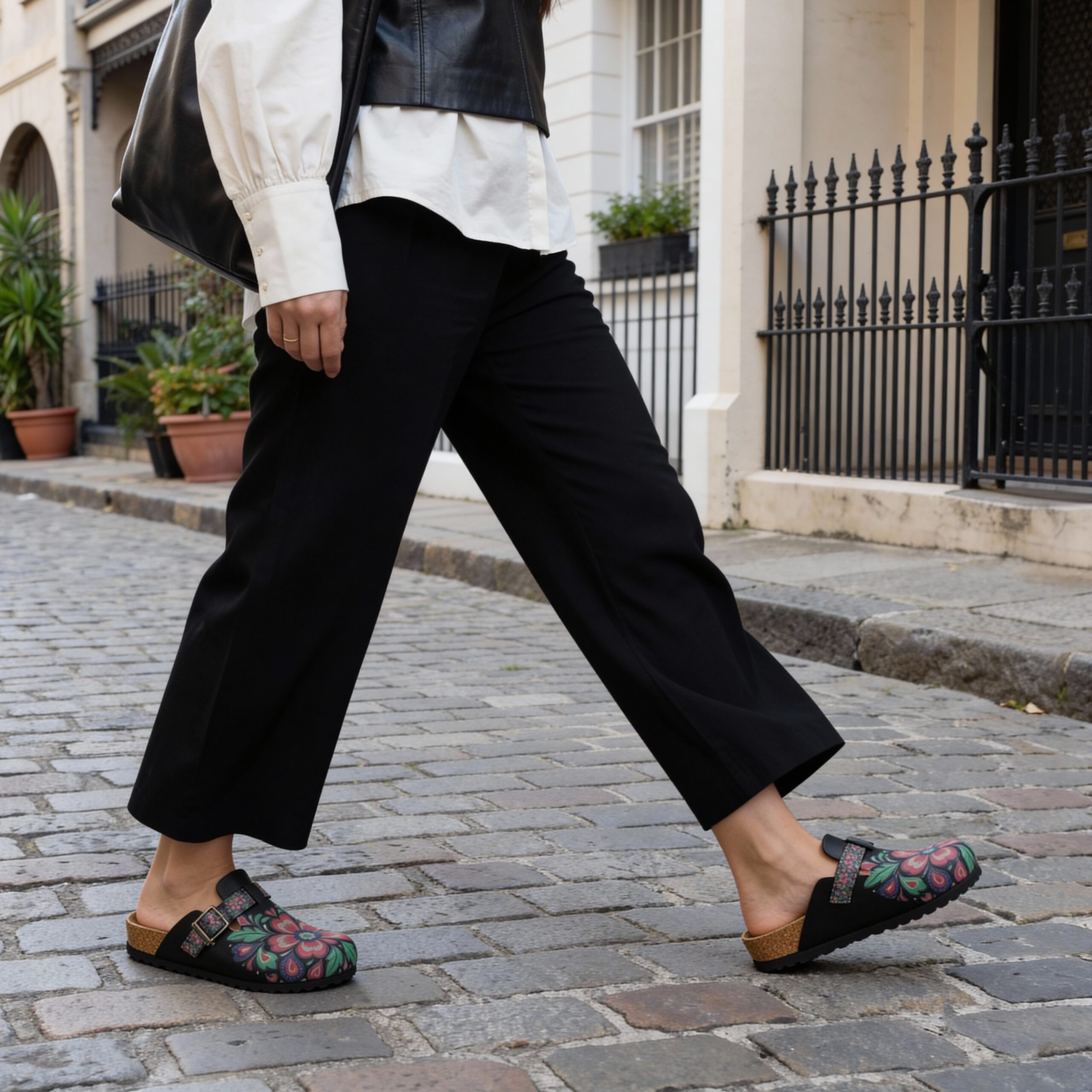 Дамски ортопедични чехли с цветен дизайн Весели чехли Шарени 12 Дамски ортопедични чехли с цветен дизайн - Image 2