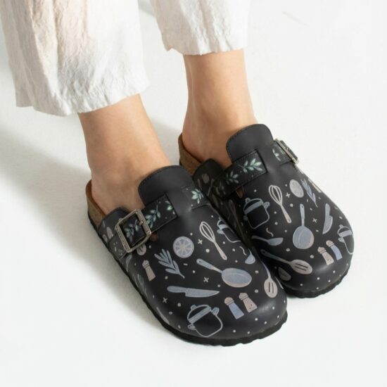 Работни дамски ортопедични чехли за кухня Ортопедични чехли Готварство