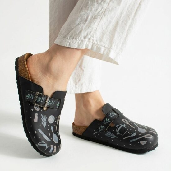 Работни дамски ортопедични чехли за кухня /