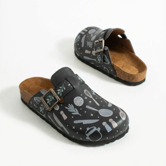 Работни дамски ортопедични чехли за кухня /