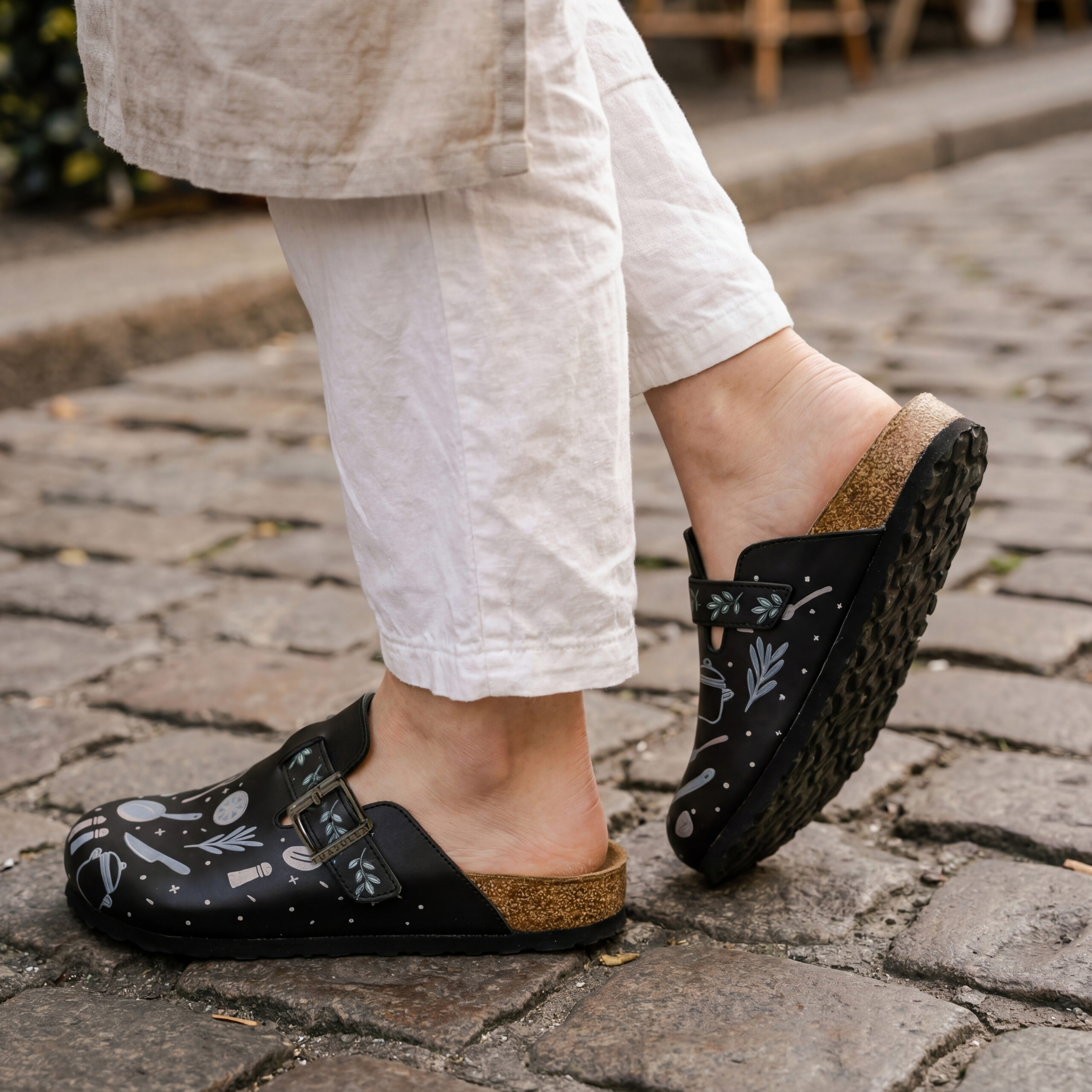 Работни дамски ортопедични чехли за кухня Ортопедични чехли Готварство 18 Работни дамски ортопедични чехли за кухня - Image 8