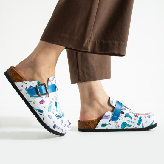 Hairdresser Работни дамски ортопедични чехли за фризьор /