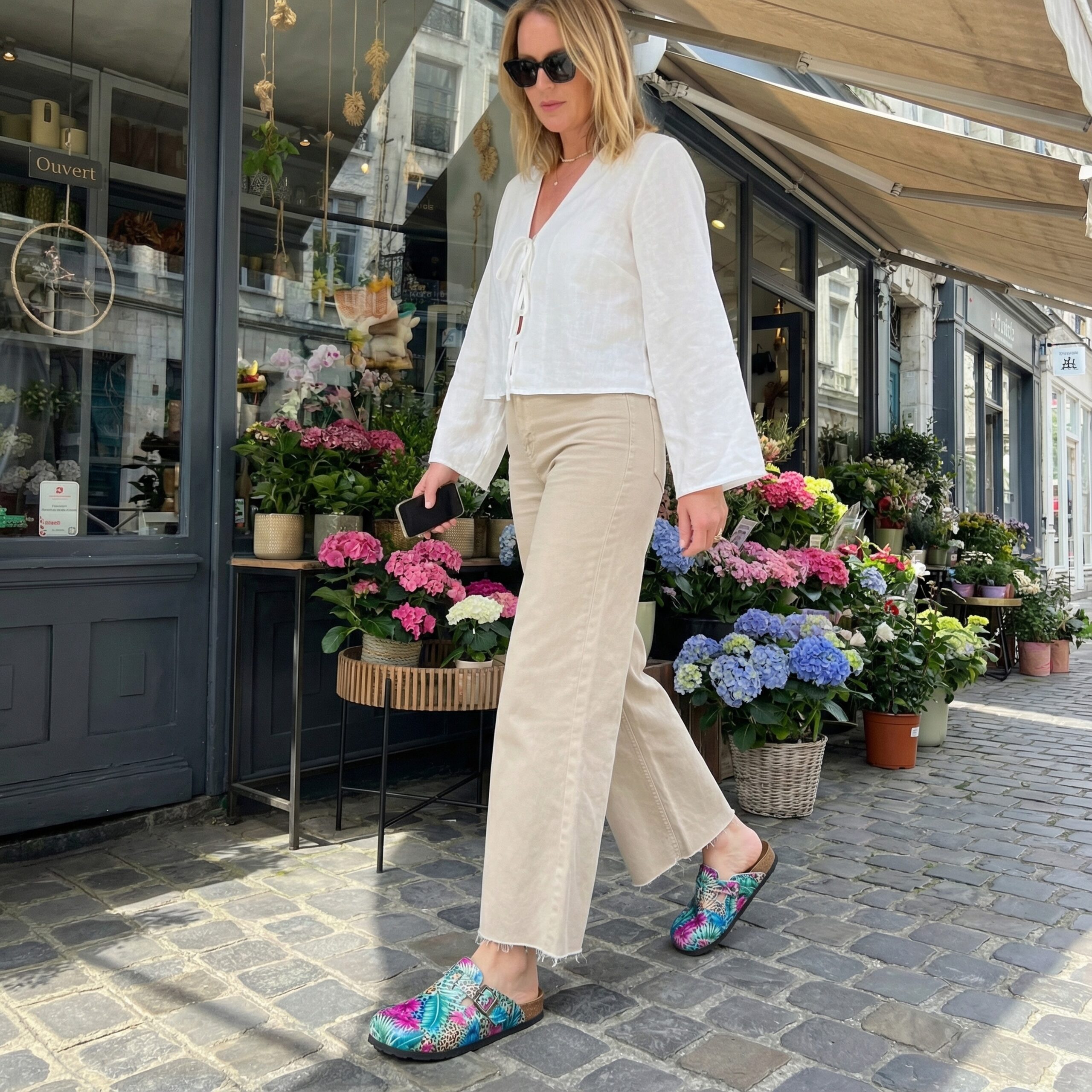 Дамски ортопедични чехли с цветен дизайн Весели чехли Шарени 20 Дамски ортопедични чехли с цветен дизайн - Image 10