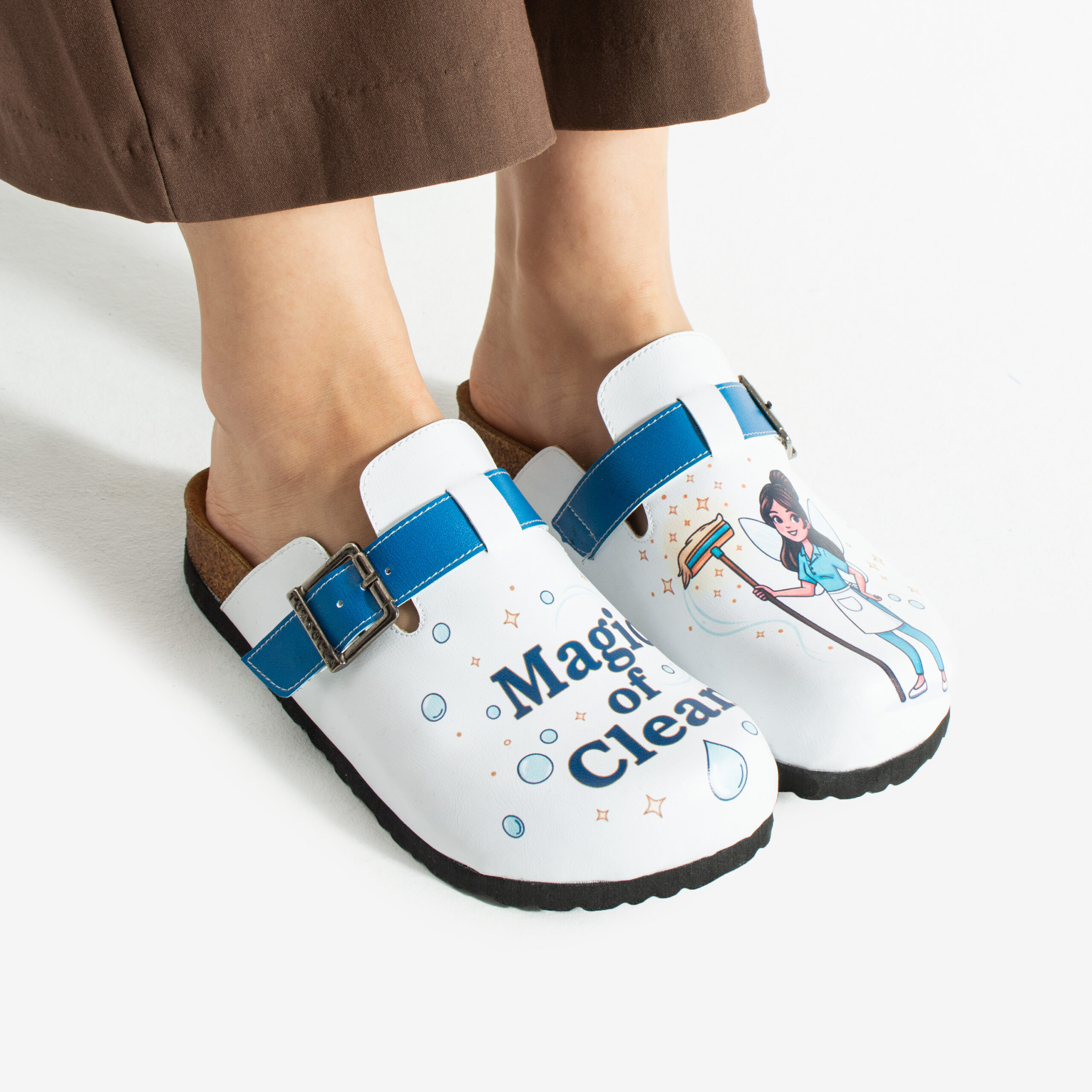 Работни дамски ортопедични чехли за камериерка Ортопедични чехли Хотел и ресторант 11 Работни дамски ортопедични чехли за камериерка