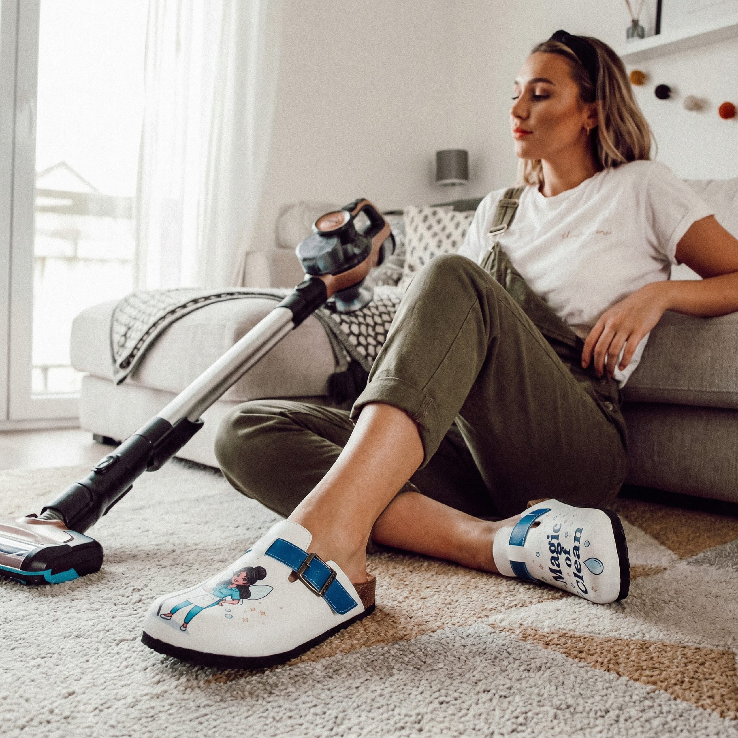 Работни дамски ортопедични чехли за камериерка Ортопедични чехли Хотел и ресторант 12 Работни дамски ортопедични чехли за камериерка - Image 2