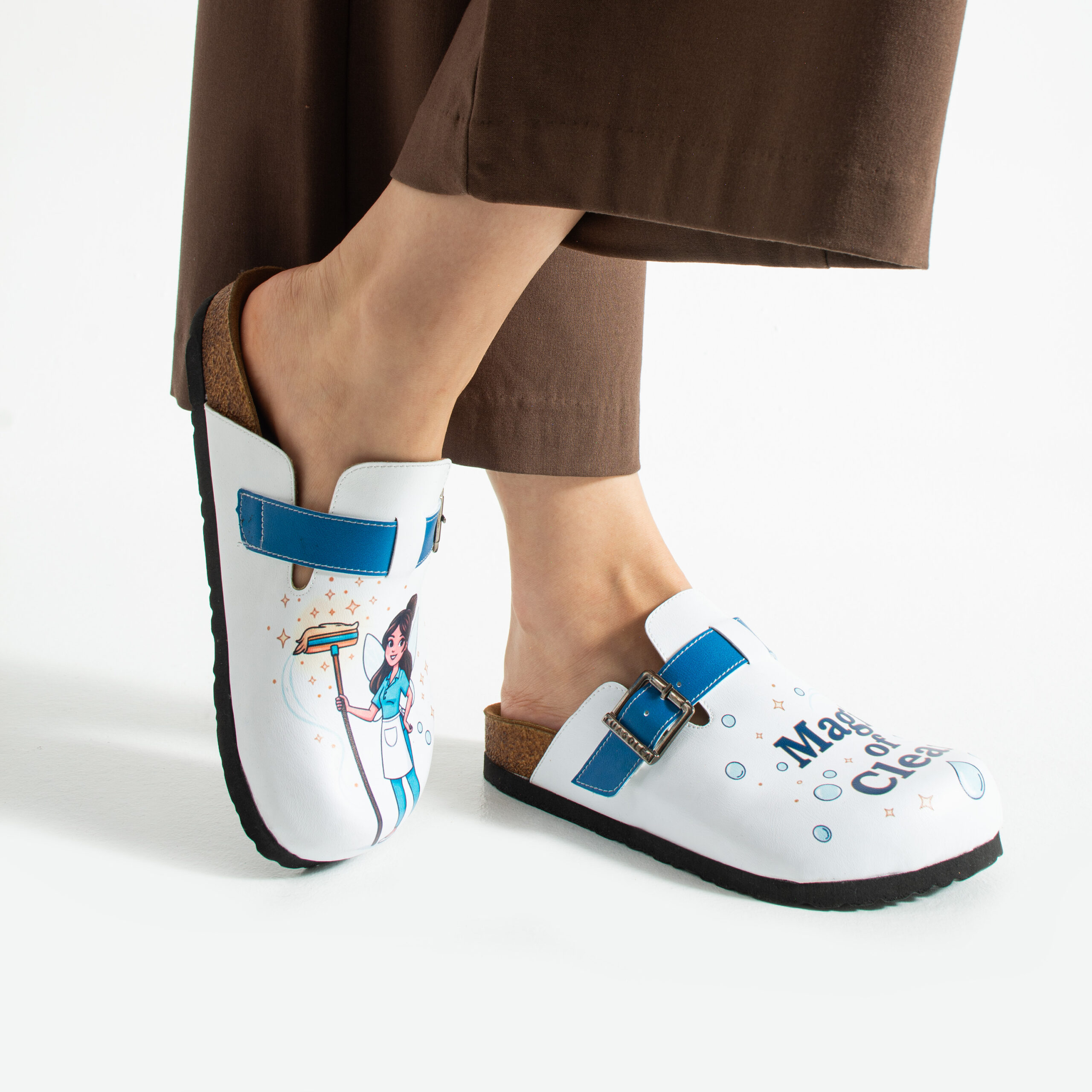 Работни дамски ортопедични чехли за камериерка Ортопедични чехли Хотел и ресторант 16 Работни дамски ортопедични чехли за камериерка - Image 6