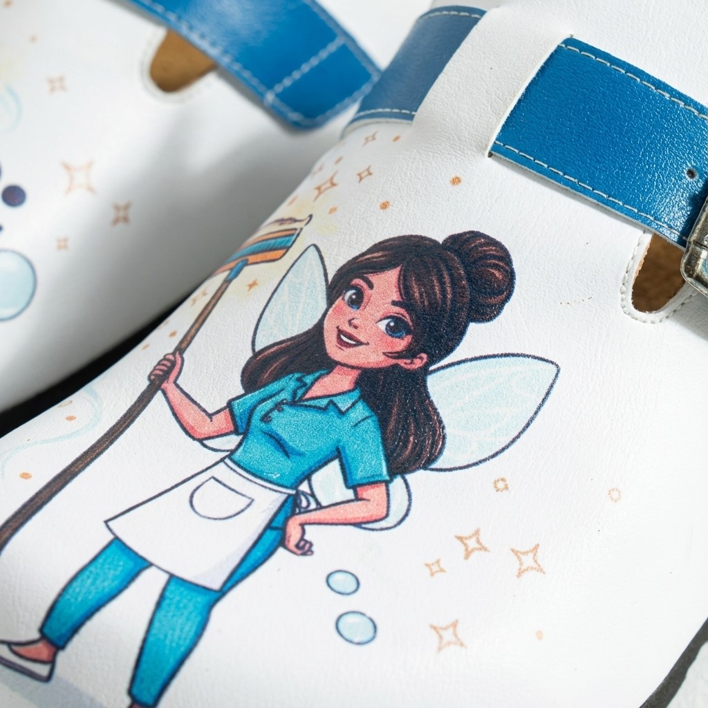 Работни дамски ортопедични чехли за камериерка Ортопедични чехли Хотел и ресторант 19 Работни дамски ортопедични чехли за камериерка - Image 9