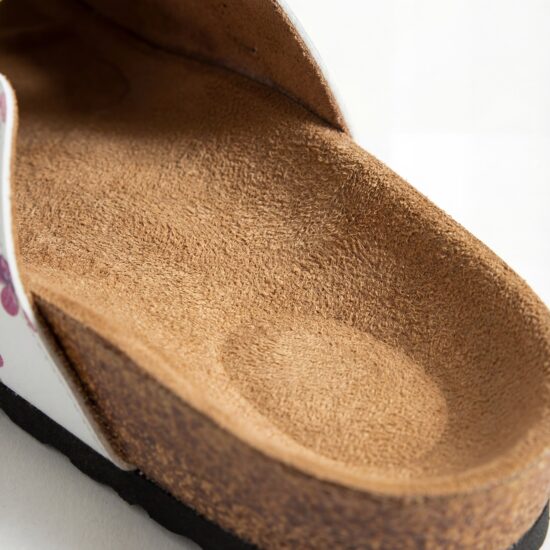 Дамски ортопедични чехли с цветен дизайн /