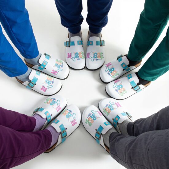 Медицински дамски ортопедични чехли за работа /