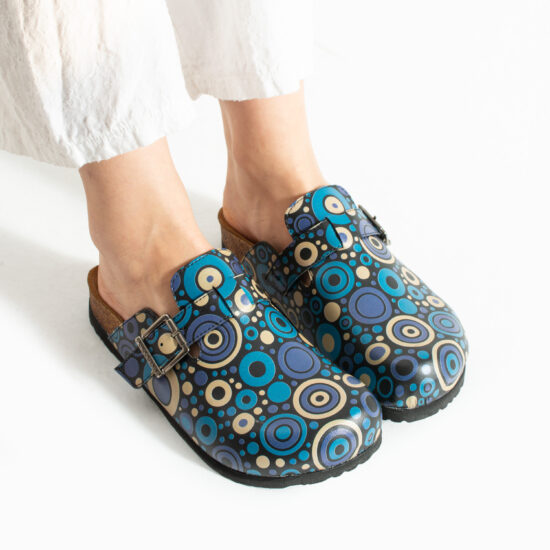 Дамски ортопедични чехли с цветен дизайн Весели чехли Шарени