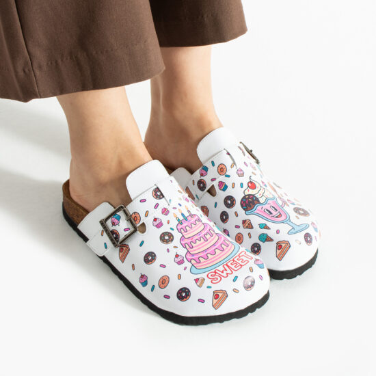 Работни дамски ортопедични чехли за сладкар Ортопедични чехли Готварство