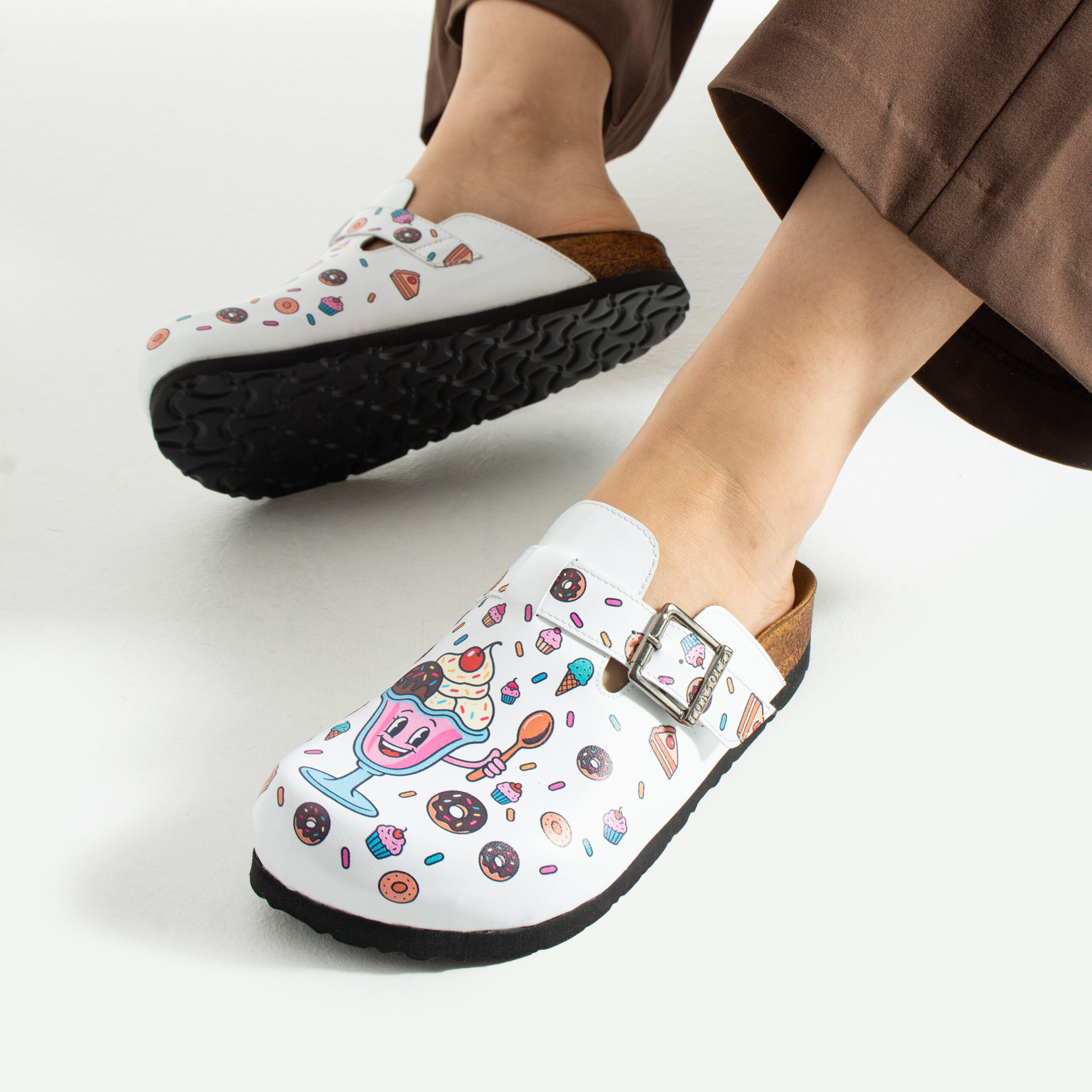 Работни дамски ортопедични чехли за сладкар Ортопедични чехли Готварство 13 Работни дамски ортопедични чехли за сладкар - Image 3