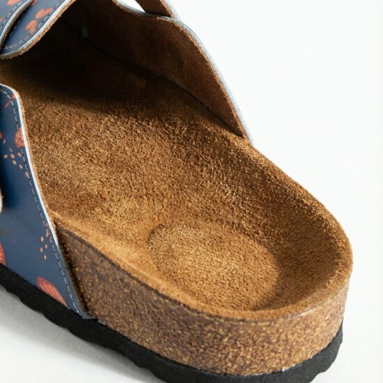 Дамски ортопедични чехли с цветен дизайн /