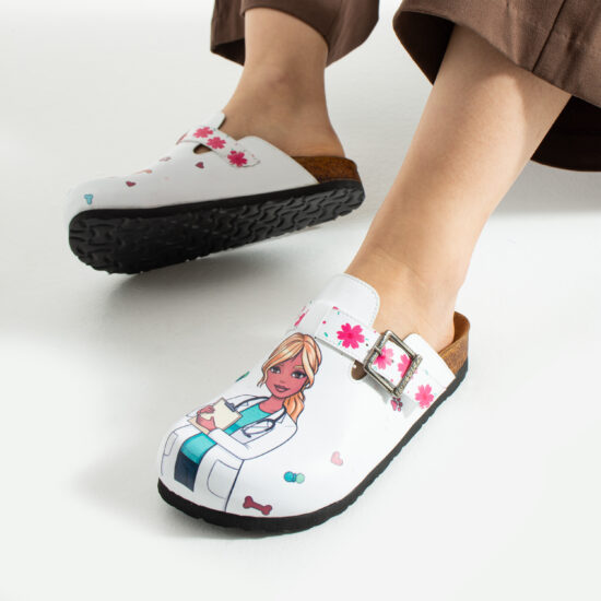 Медицински дамски ортопедични чехли за ветеринар /