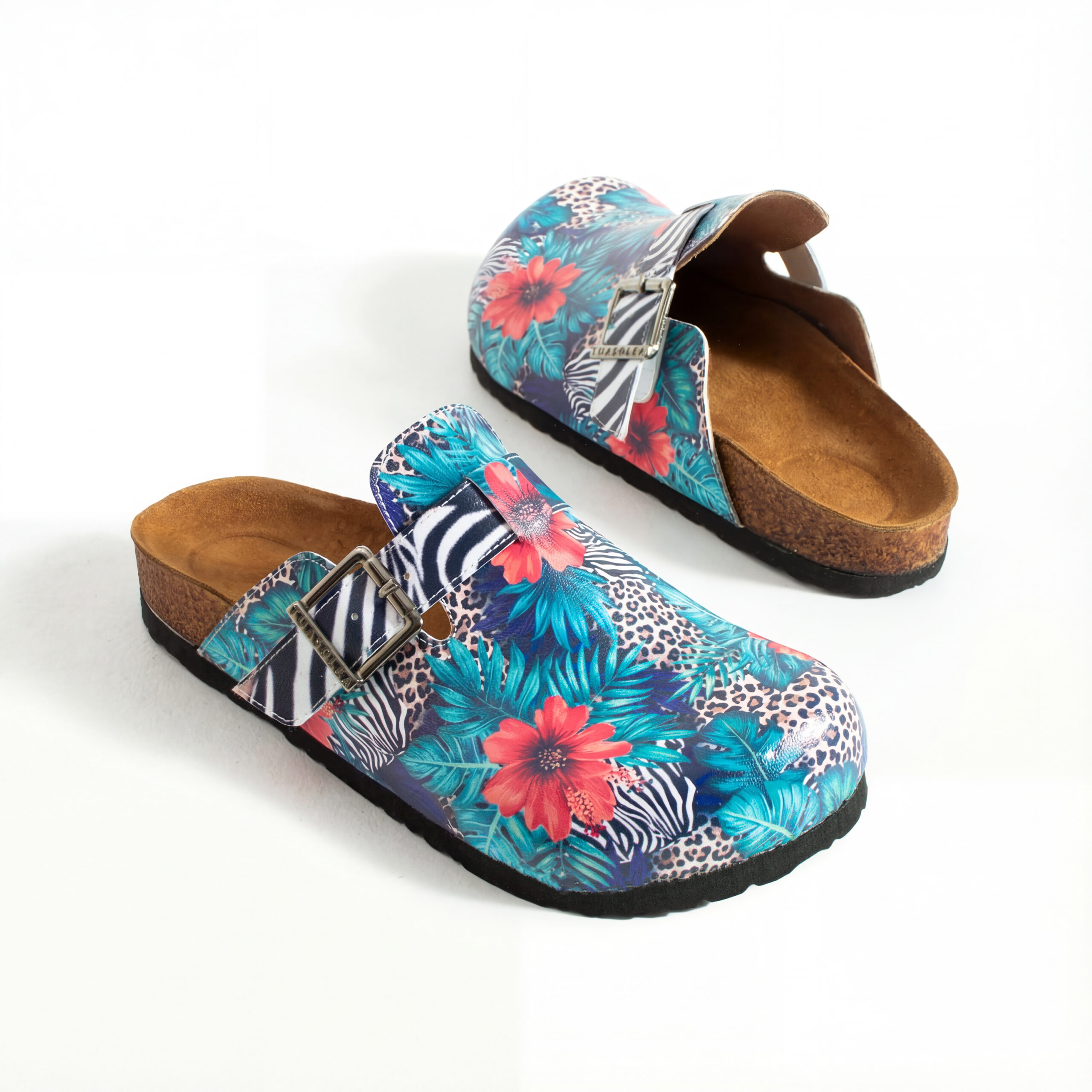 Дамски ортопедични чехли с цветен дизайн Весели чехли Шарени 16 Дамски ортопедични чехли с цветен дизайн - Image 6