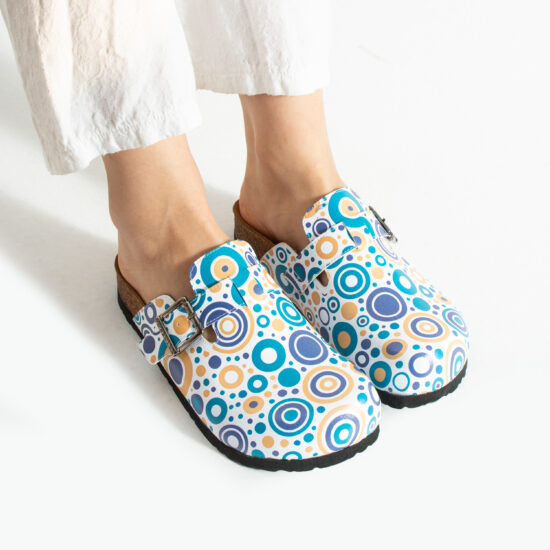 Дамски ортопедични чехли с цветен дизайн Весели чехли Шарени