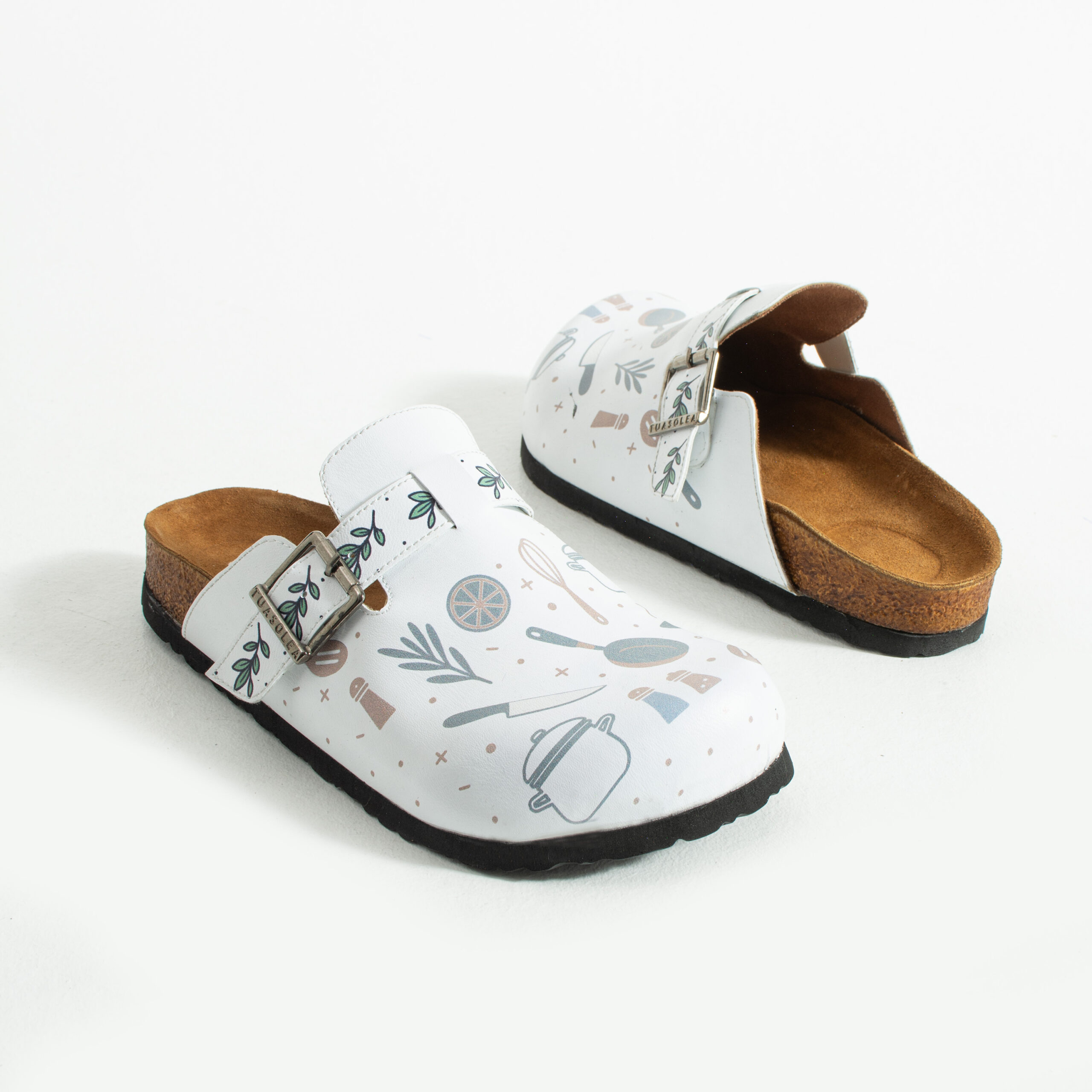 Работни дамски ортопедични чехли за кухня Ортопедични чехли Готварство 16 Работни дамски ортопедични чехли за кухня - Image 6