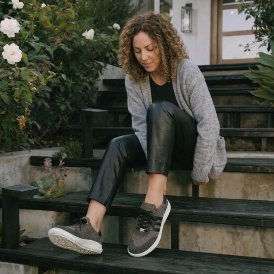 TUASOLEA 1857 Barefoot Дамски боси обувки с широка предна част - Graphite /