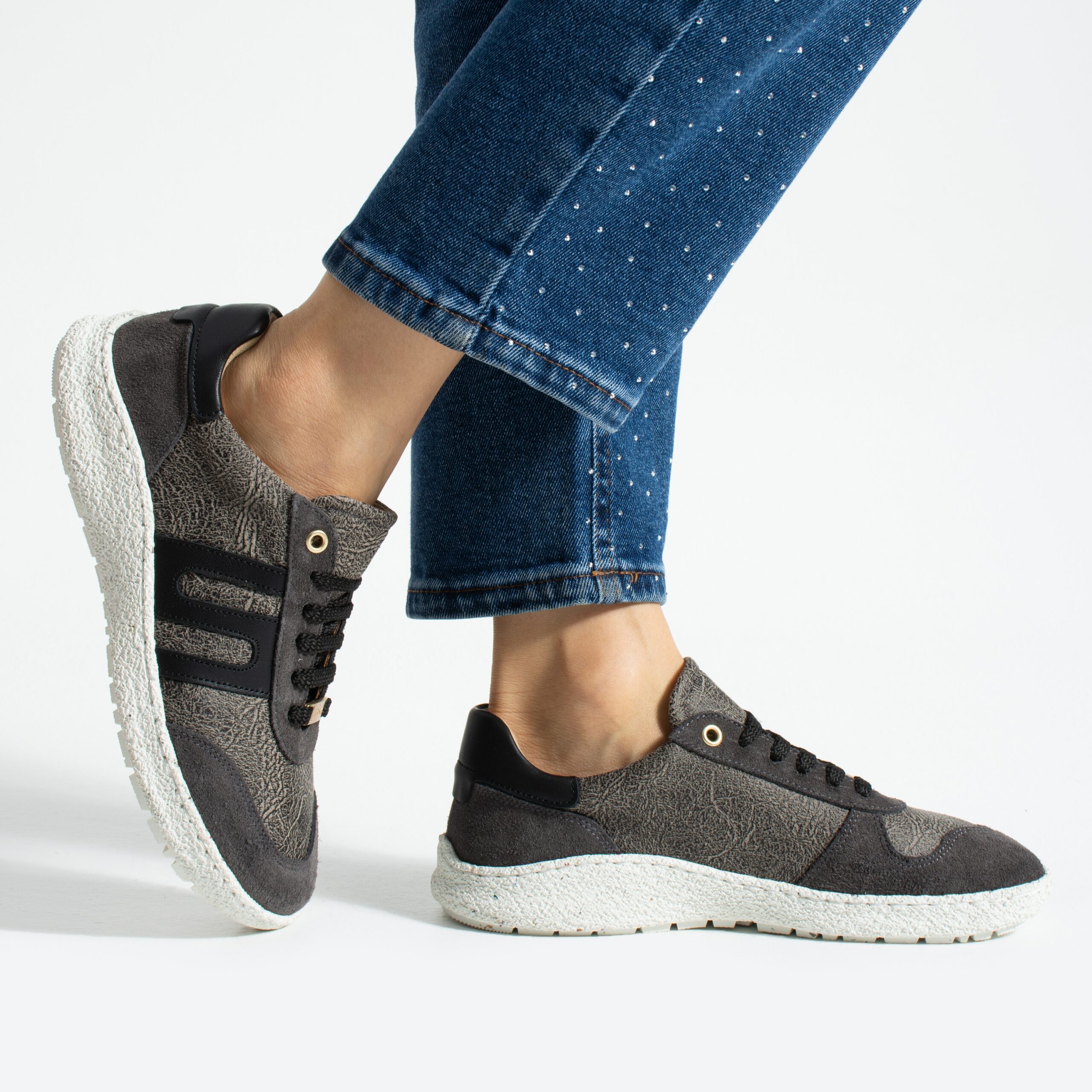 Дамски боси обувки с широка предна част – Graphite Дамски кецове и сникърси 15 Дамски боси обувки с широка предна част - Graphite - Image 5