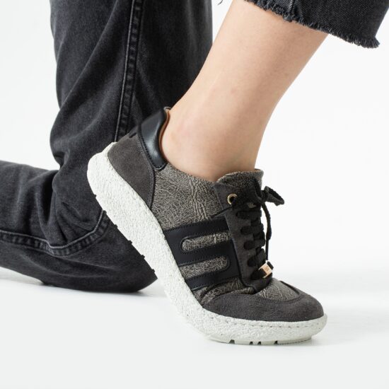 TUASOLEA 1857 Barefoot Дамски боси обувки с широка предна част - Graphite /