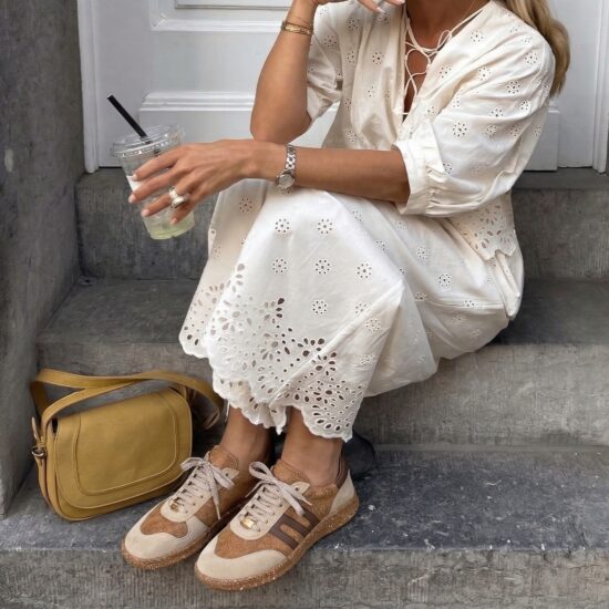 TUASOLEA 1857 Barefoot Дамски боси обувки с широка предна част - Honey /