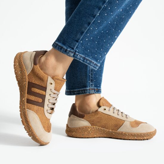 TUASOLEA 1857 Barefoot Дамски боси обувки с широка предна част - Honey /