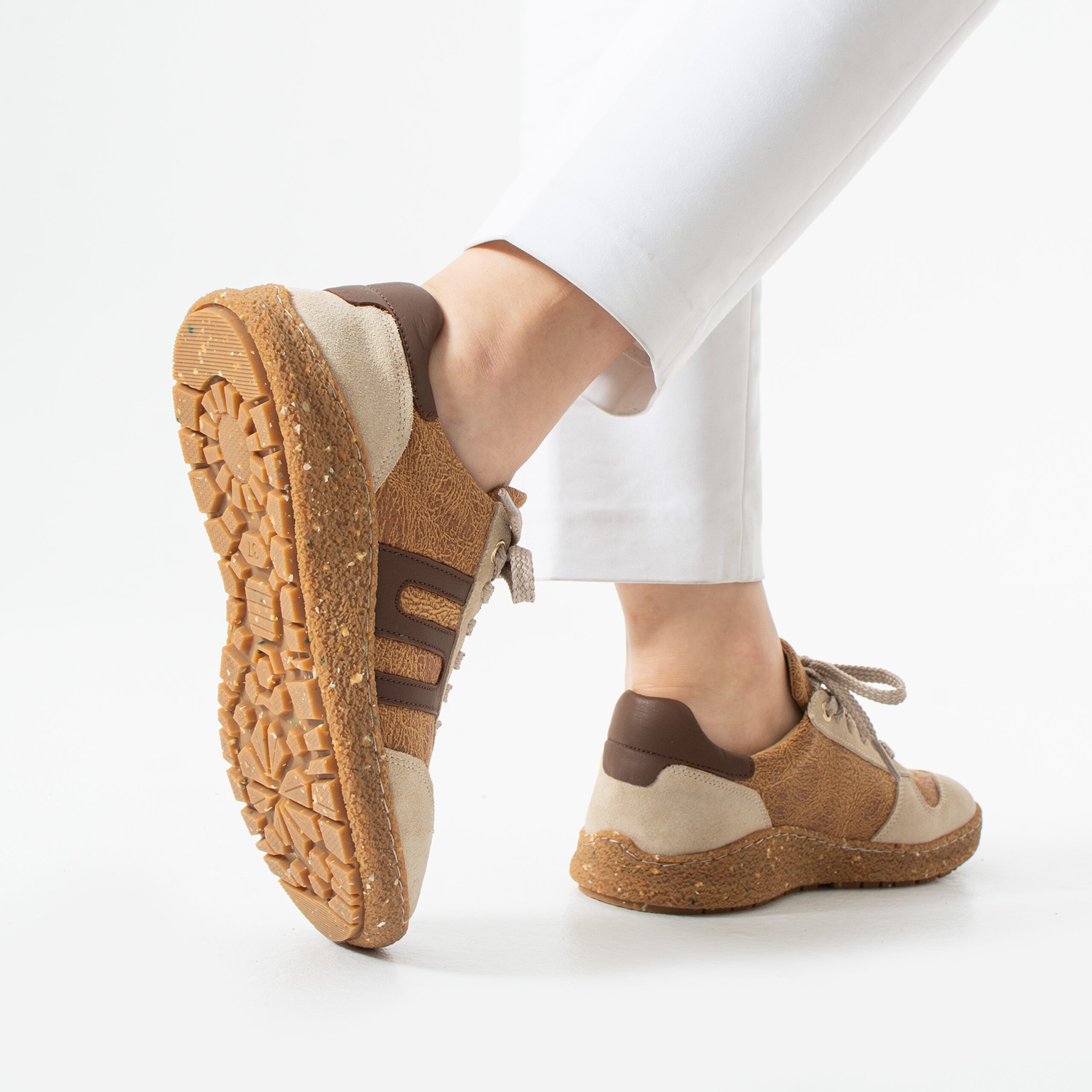 Дамски боси обувки с широка предна част – Honey Дамски кецове и сникърси 18 Дамски боси обувки с широка предна част - Honey - Image 8