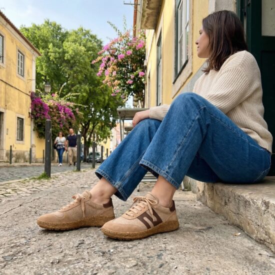 TUASOLEA 1857 Barefoot Дамски боси обувки с широка предна част - Almond /