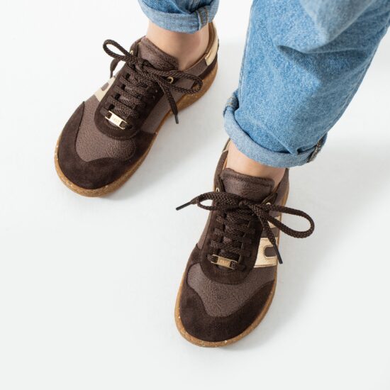 Alternative view of Дамски боси обувки с широка предна част - Cocoa