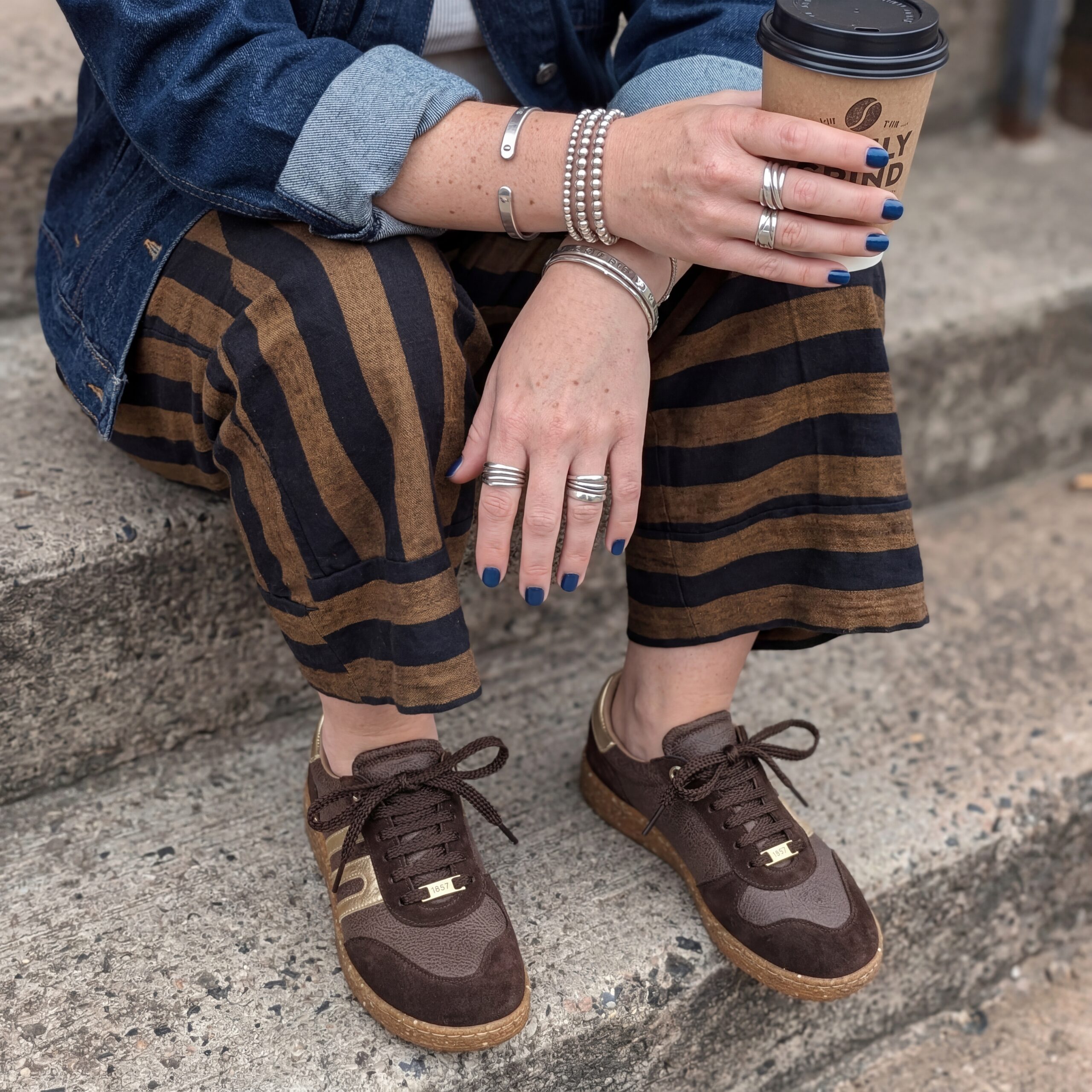 Дамски боси обувки с широка предна част – Cocoa Дамски кецове и сникърси 14 Дамски боси обувки с широка предна част - Cocoa - Image 4