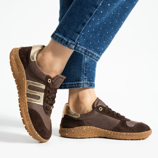 TUASOLEA 1857 Barefoot Дамски боси обувки с широка предна част - Cocoa /