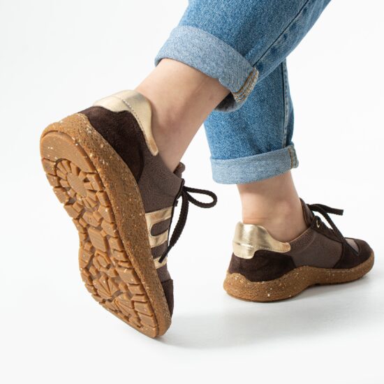 TUASOLEA 1857 Barefoot Дамски боси обувки с широка предна част - Cocoa /